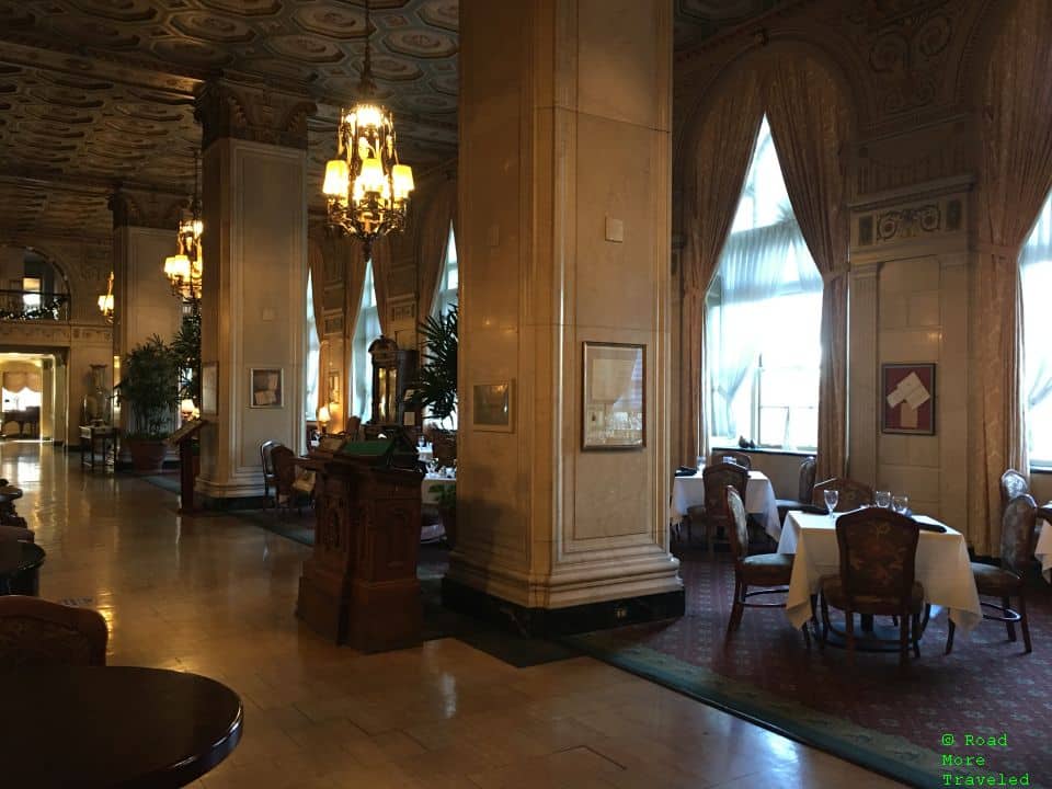 Lobby Bar & Grill seating, The Brown Hotel, Louisville