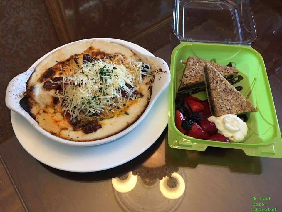 Hot Brown sandwich and Derby pie, The Brown Hotel, Louisville, Kentucky