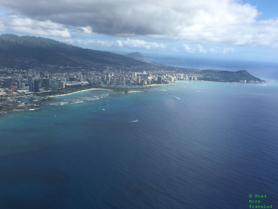 Downtown Honolulu to Diamond Head