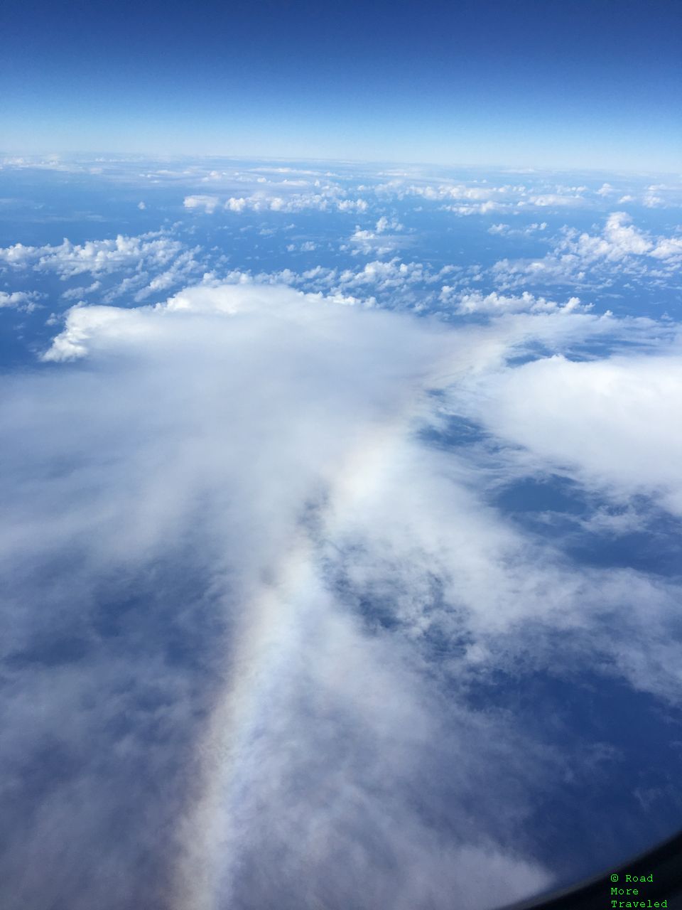 Rainbow over Pacific Ocean east of Hawai'i