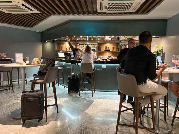 people sitting at a bar
