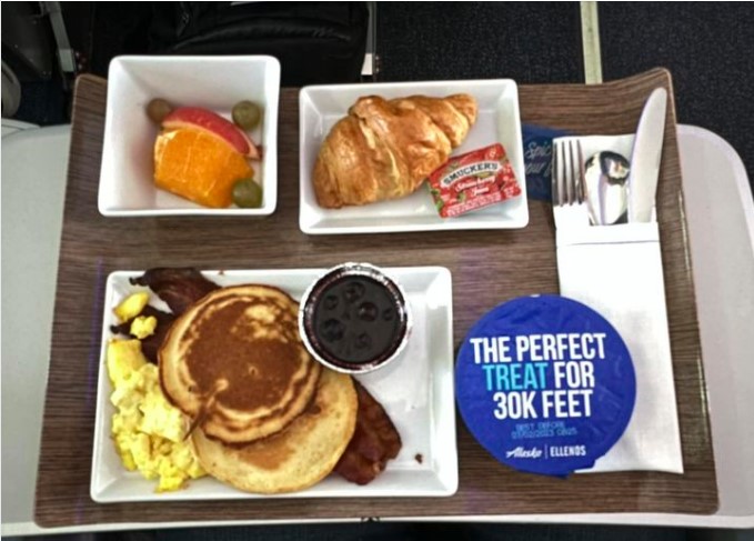 a plate of food on a table