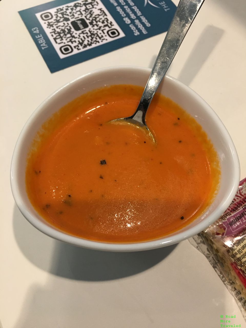 The Club tomato basil soup