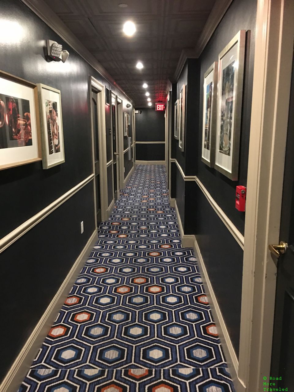 Q&C Hotel guest floor corridors