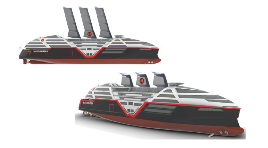 hurtigruten zero emission ship