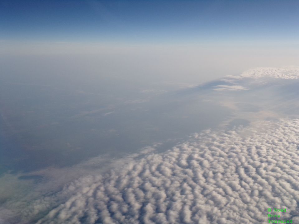 Cloudy morning over south west England