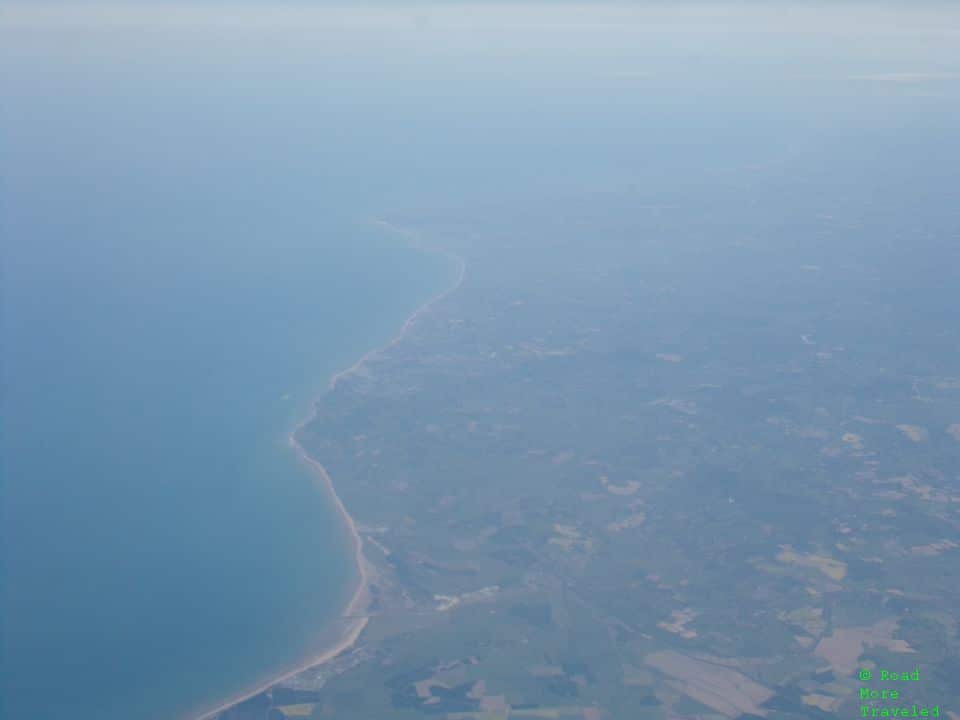 English coast southeast of London