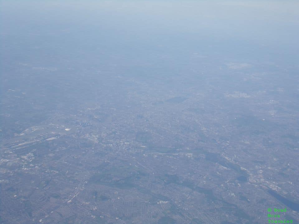 Aerial view of London