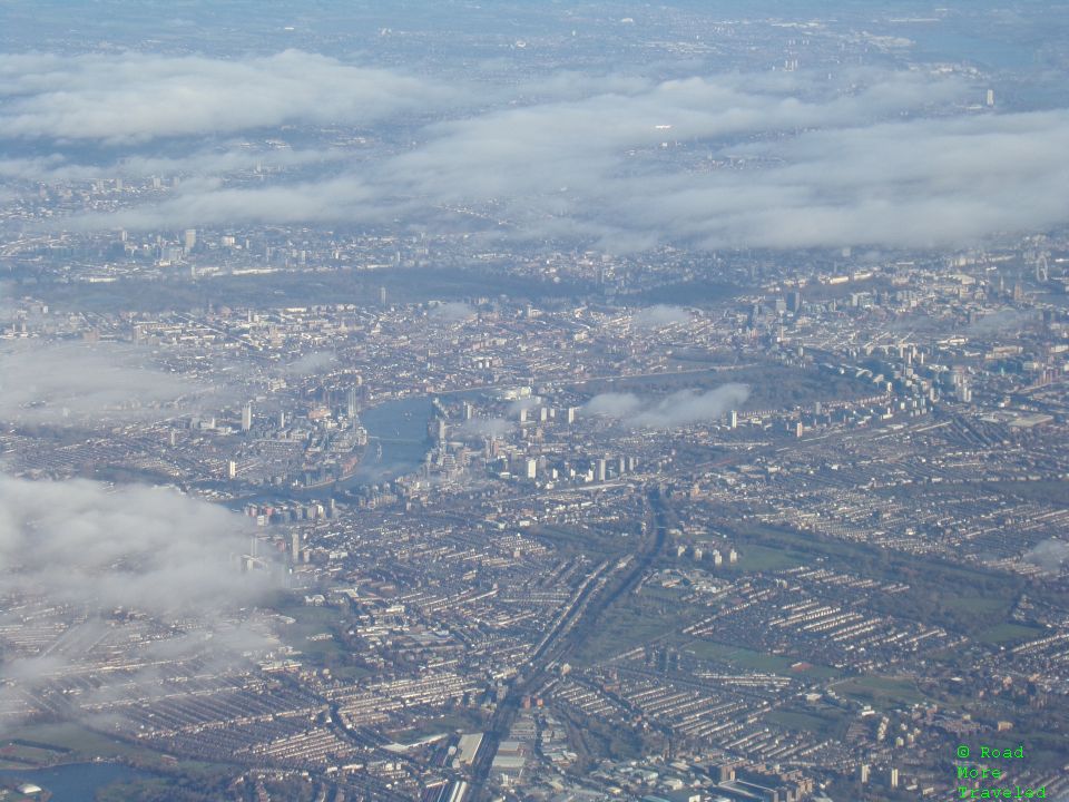 Central London from the south