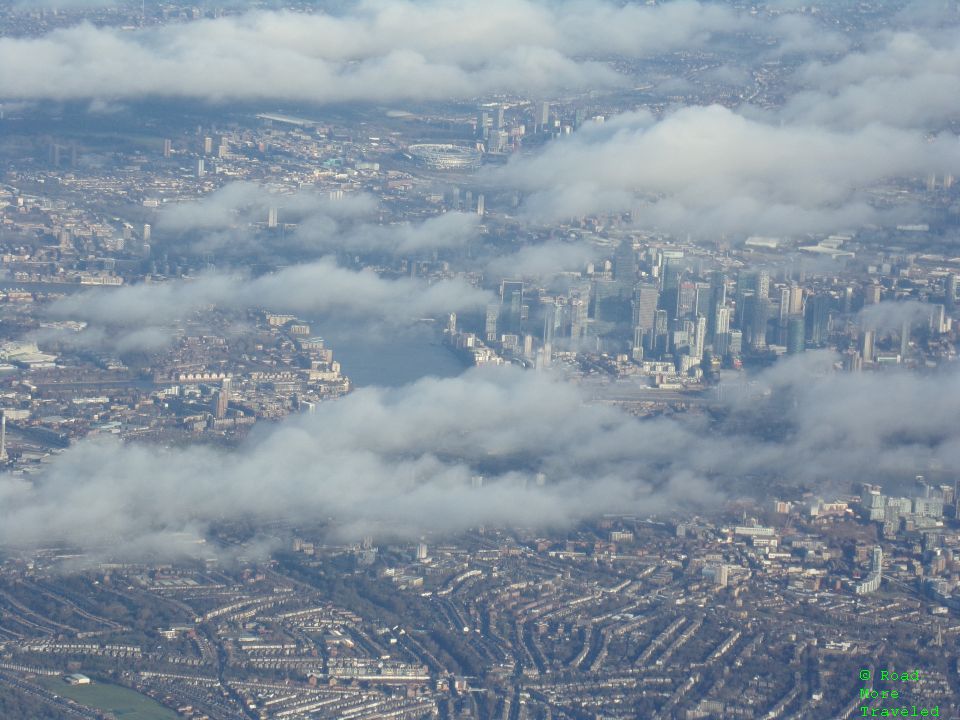 Canary Wharf, London, view from south