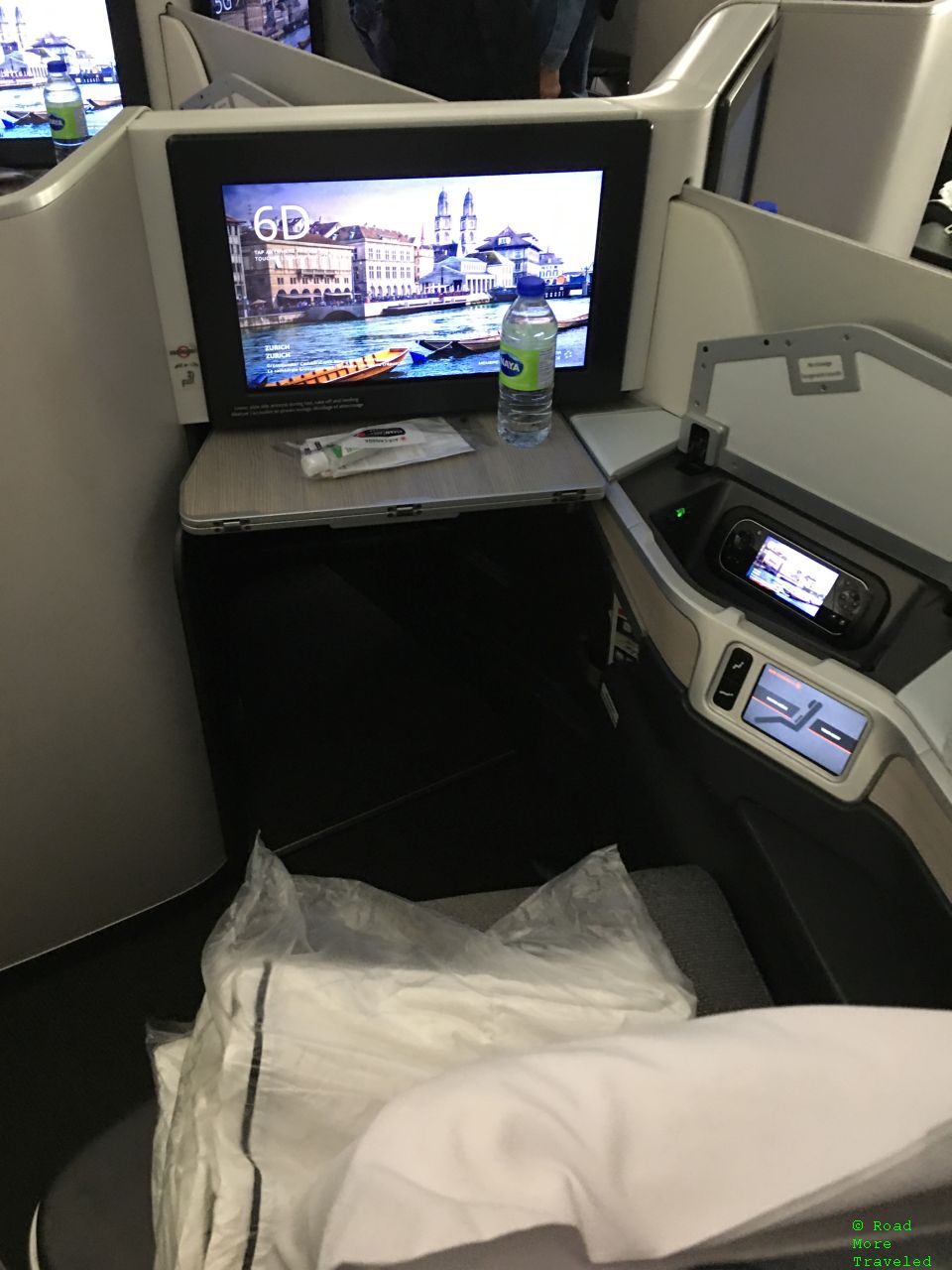 Air Canada Business Class monitor