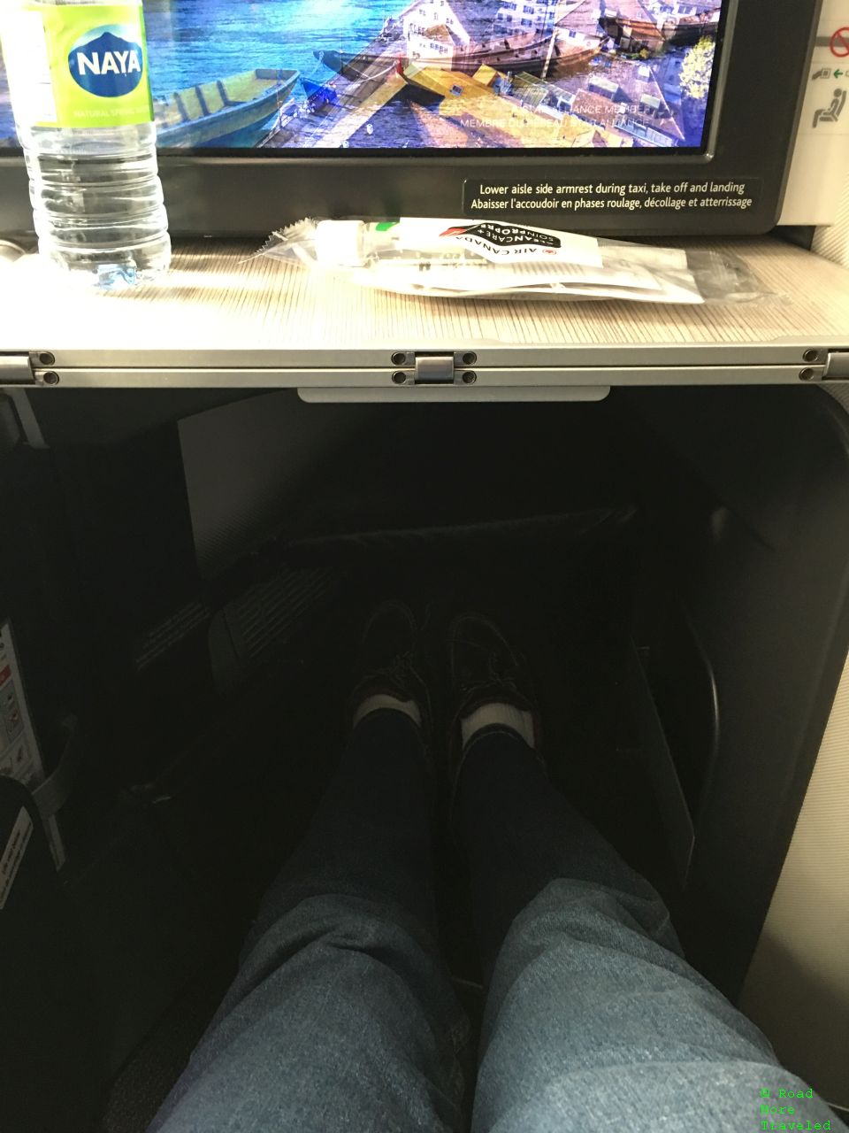 Air Canada Business Class legroom