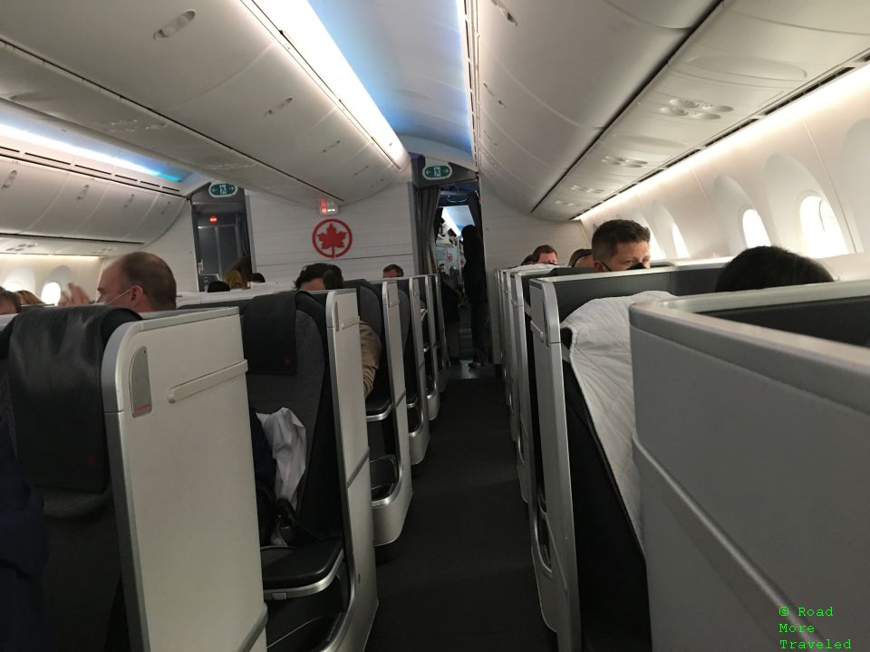 Air Canada B787-9 Business Class - interior