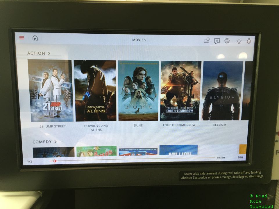 Air Canada IFE - movies