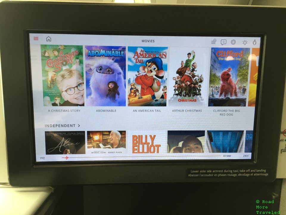 Air Canada IFE - children's and independent films