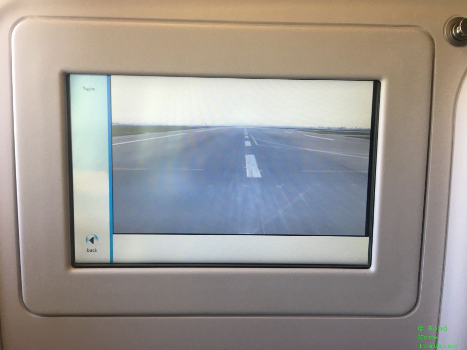 Air France nose camera - on the runway