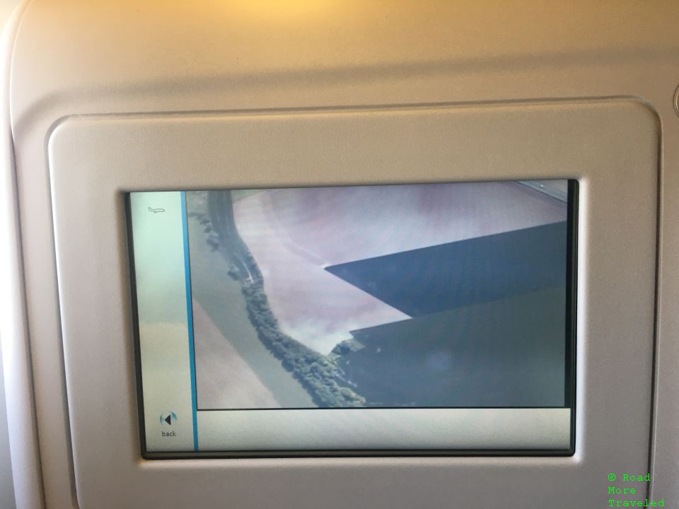 Air France nose camera - French countryside