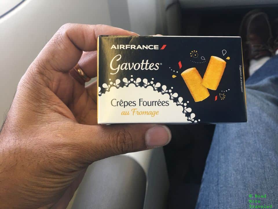 Air France Business Class snack