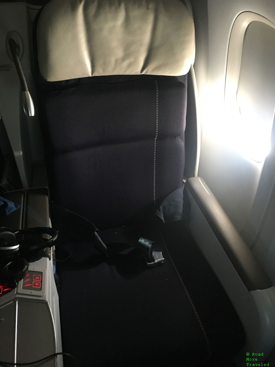 Air France angle-flat business class seat