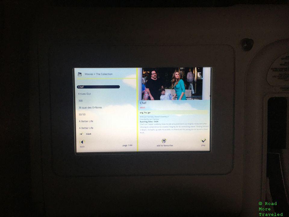 Air France IFE - other movies