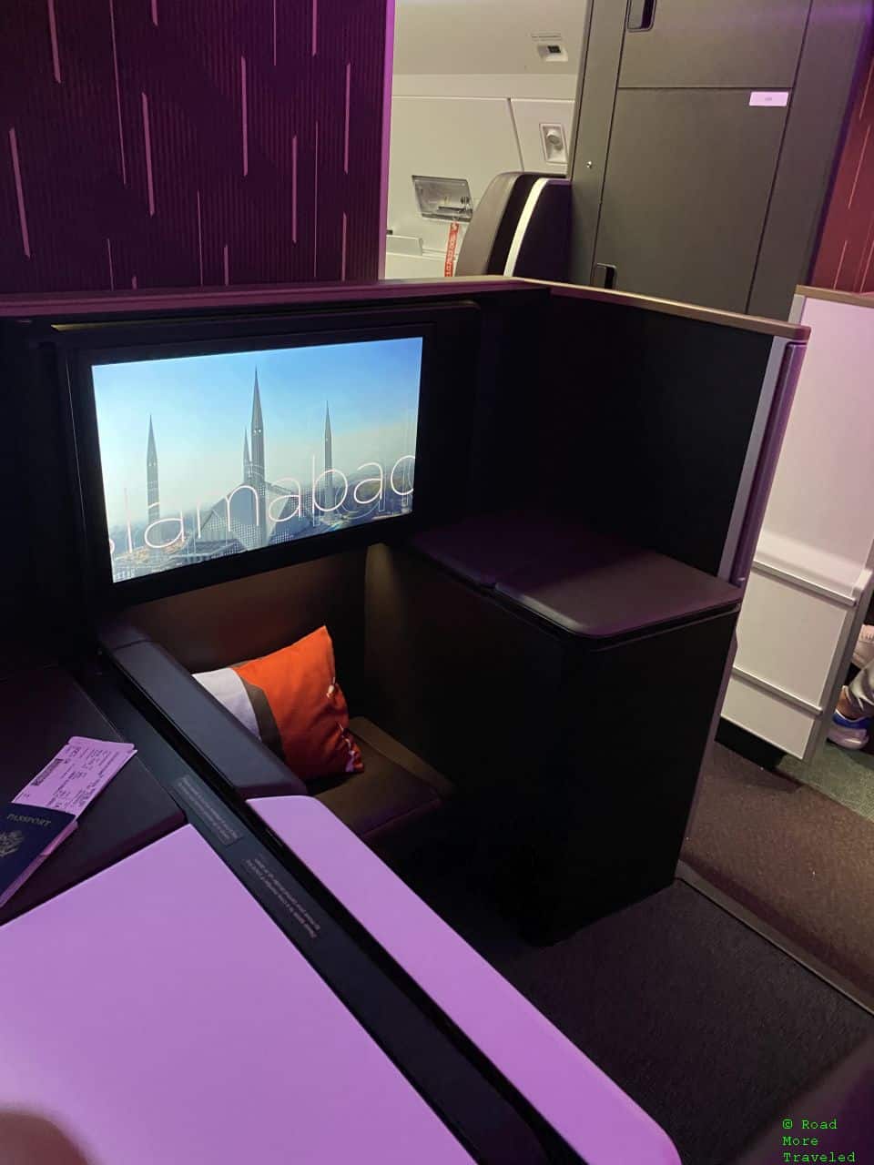 Virgin Atlantic A330-900neo Upper Class - Retreat Suite entertainment screen