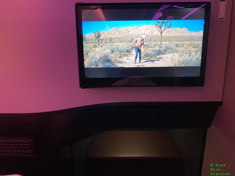 Virgin Atlantic A330-900neo Upper Class - seatback IFE