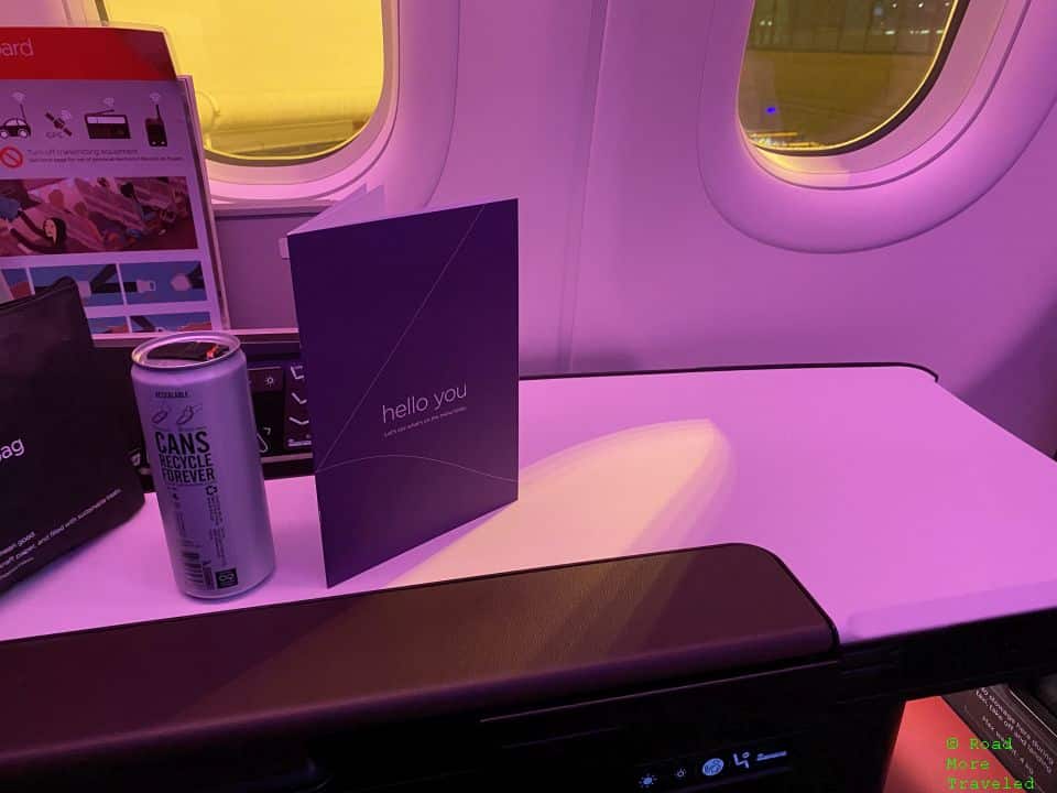 Virgin Atlantic A330-900neo Upper Class - storage shelf