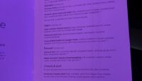 Virgin Atlantic Upper Class dinner menu