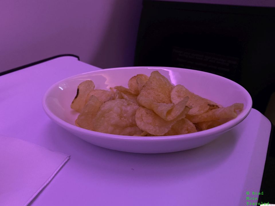 Virgin Atlantic Upper Class - potato crisps