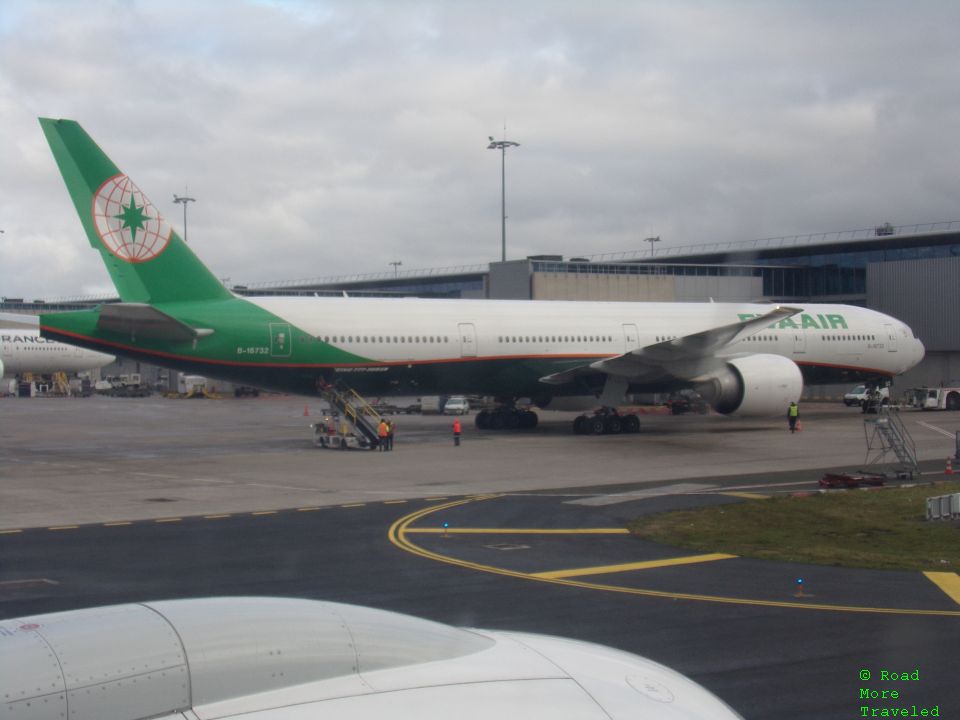 EVA Air B77W at CDG