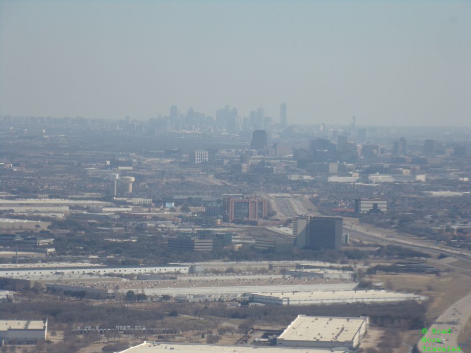 Downtown Dallas behind Las Colinas