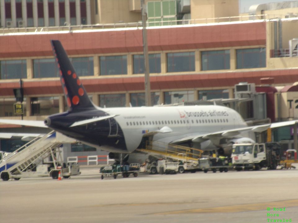 Brussels Airlines A319 at MAD