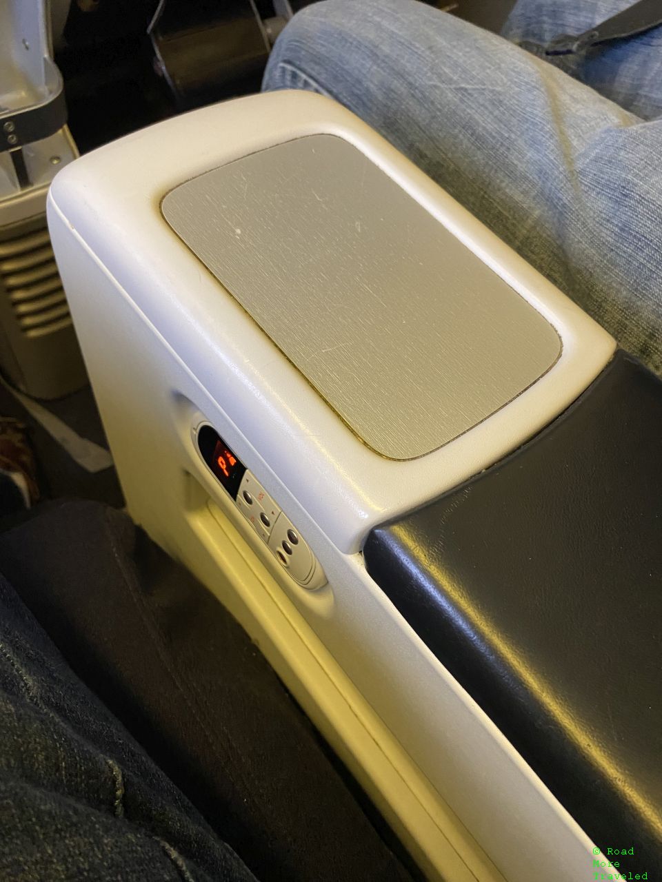 Air France Premium Economy armrest