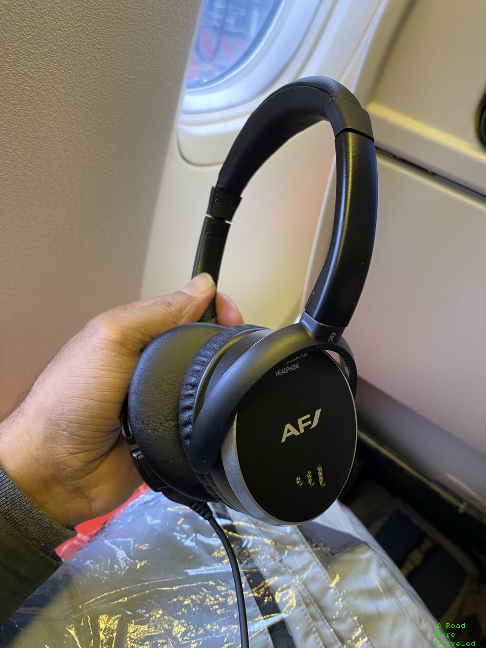 Air France Premium Economy headphones