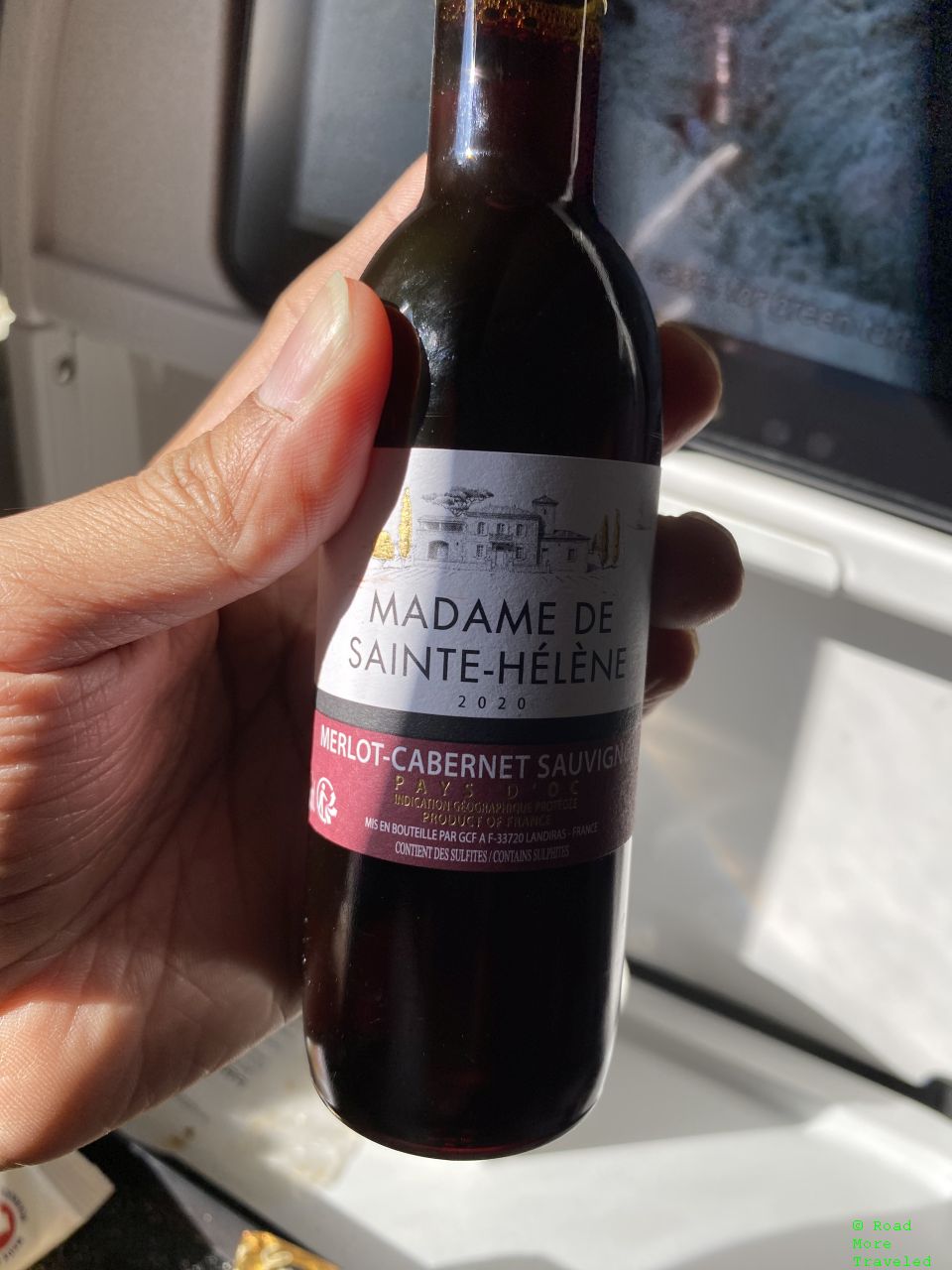 Air France Premium Economy red wine