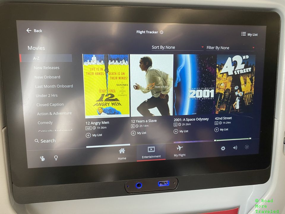 Delta A330-900neo Premium Select - movies