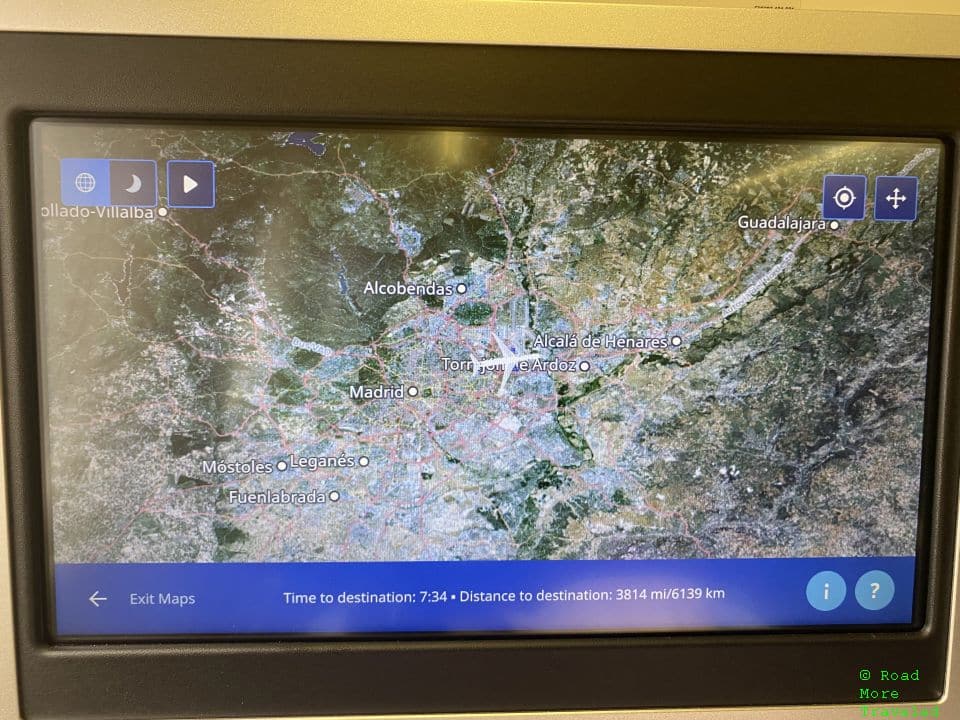 United IFE moving map zoom