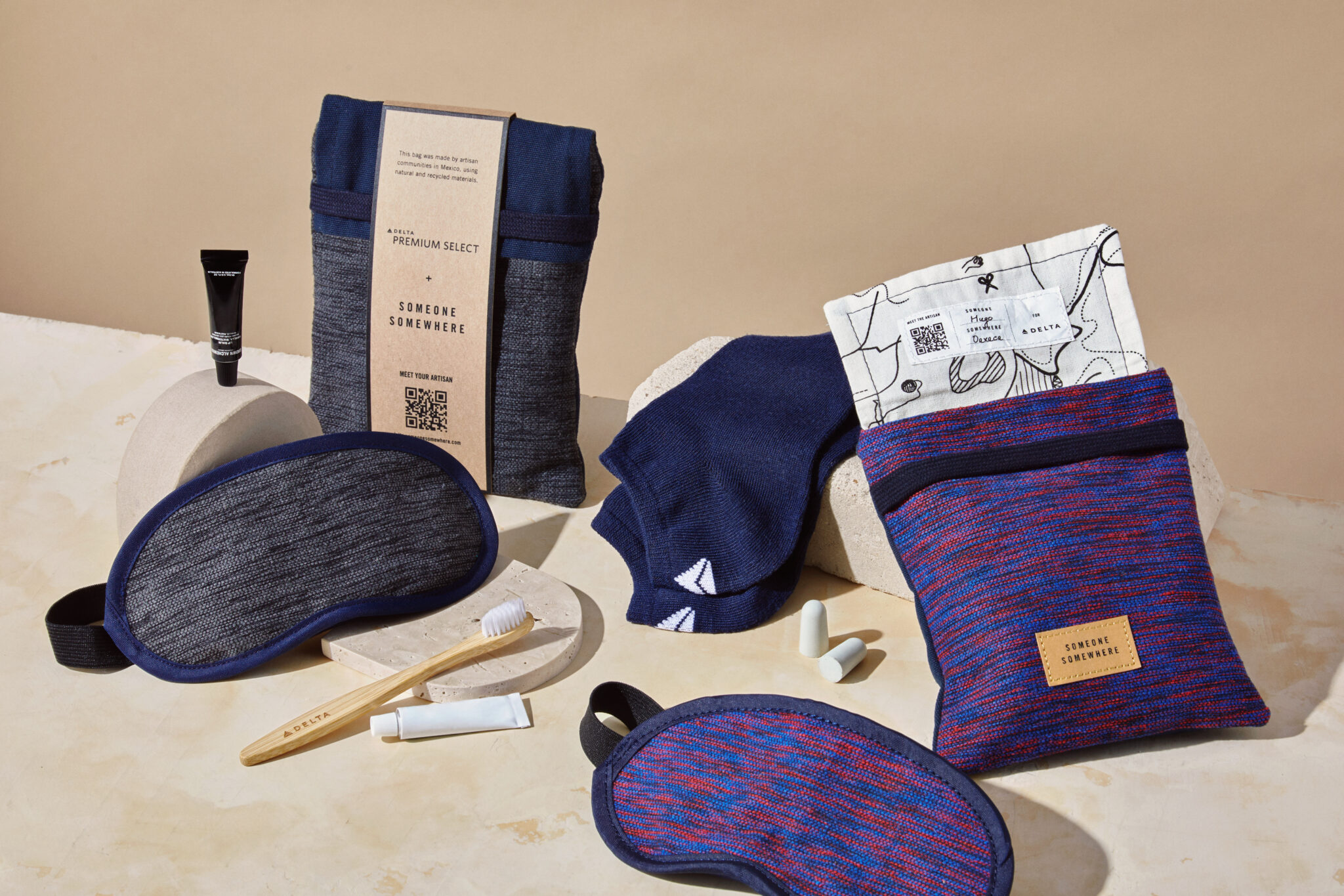 Delta Premium Select amenity kit contents