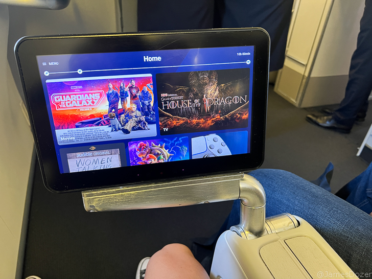 a screen on a device