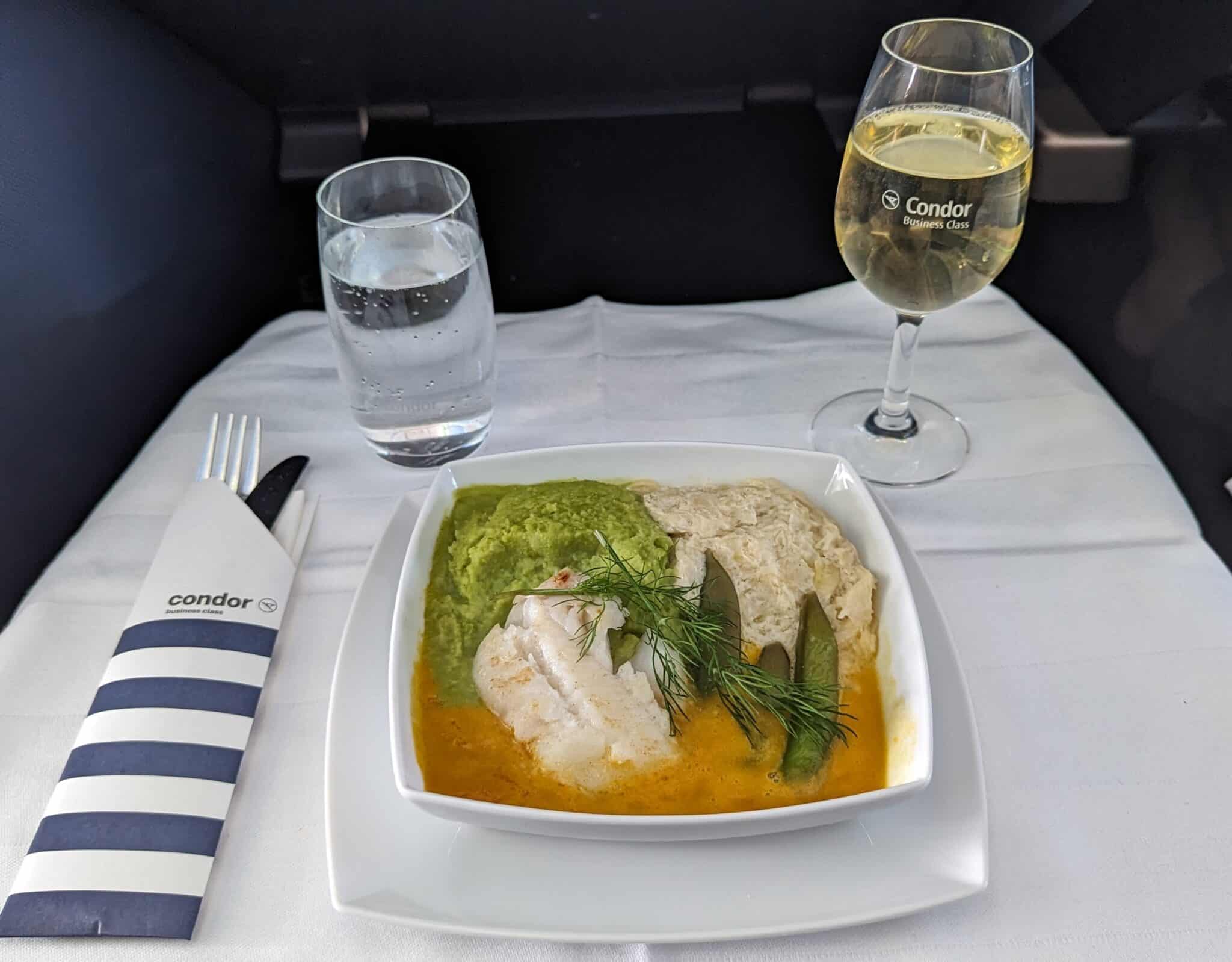 Condor Business class Fish meal