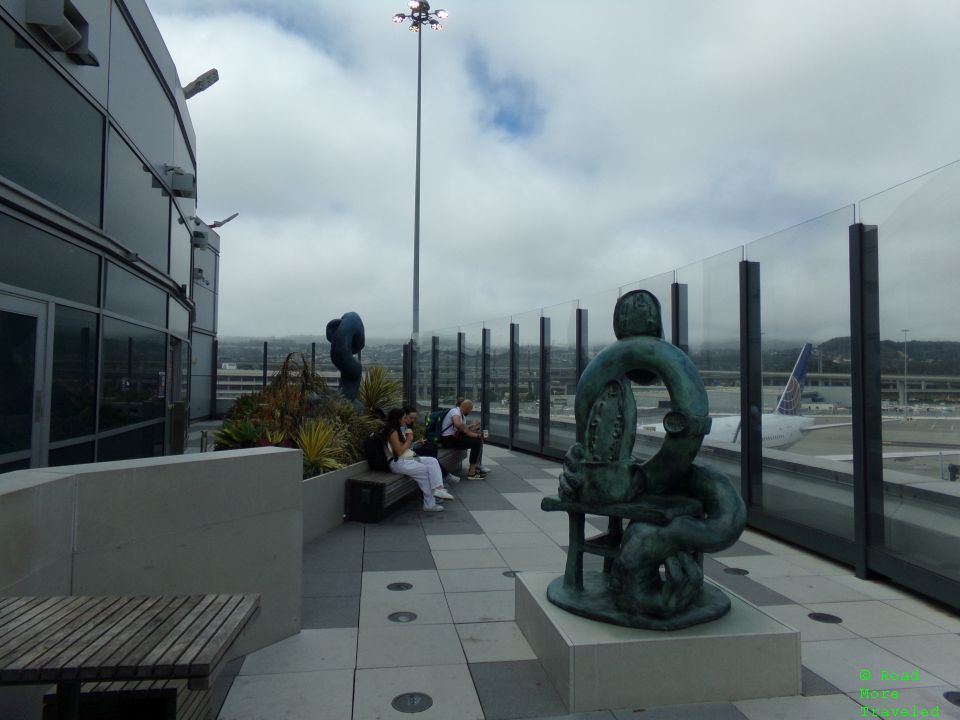 SFO International Terminal observation deck