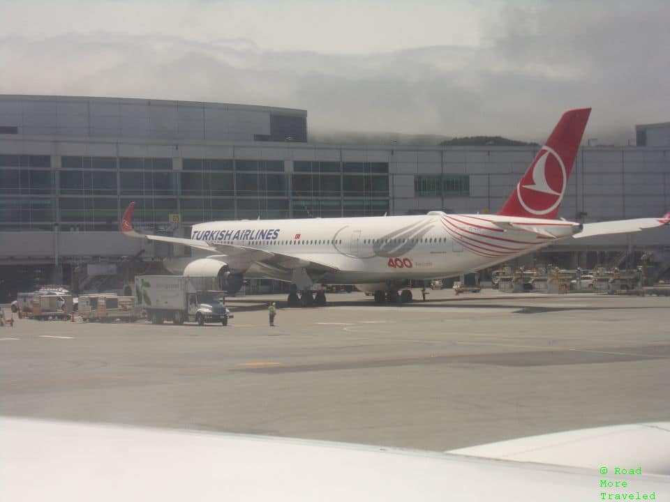 Turkish Airlines A350 at SFO