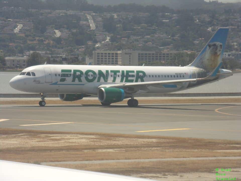 Frontier A320 at SFO