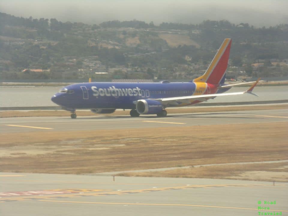 Southwest 737 at SFO