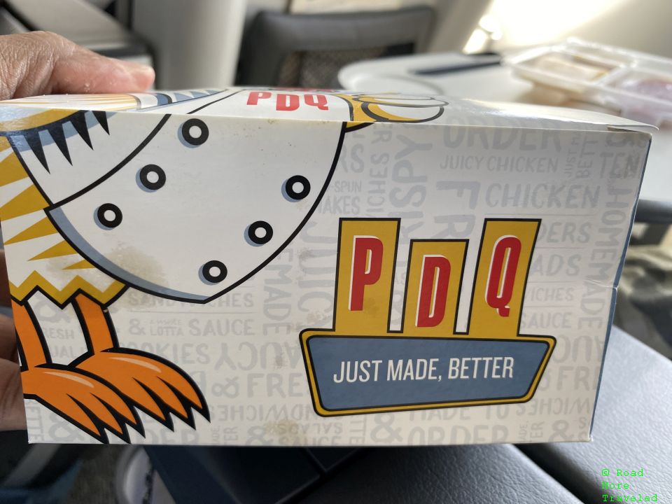 Box of PDQ chicken fingers from TPA