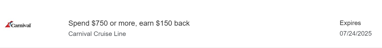 carnival amex offer