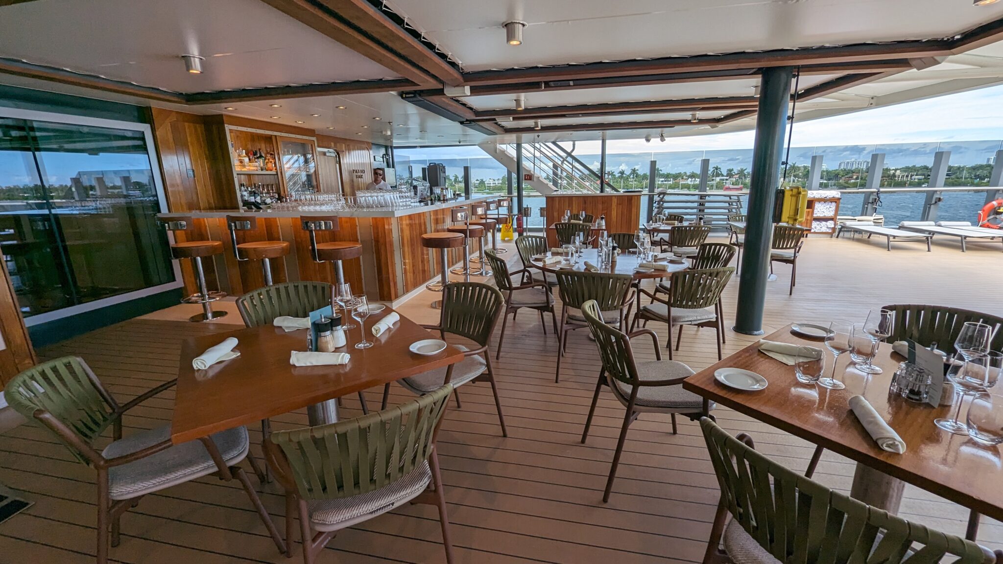 a restaurant with tables and chairs