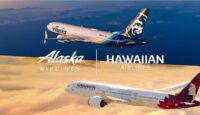 a couple of airplanes in the sky