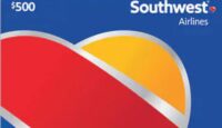 a blue and red logo