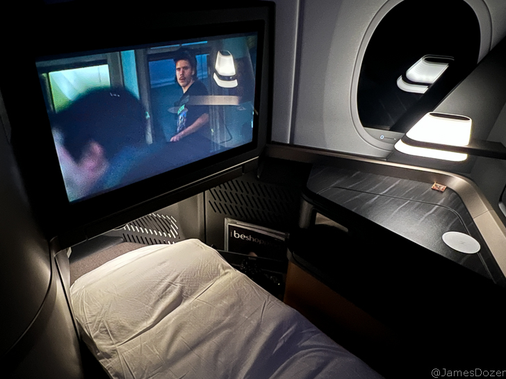 a television in a room